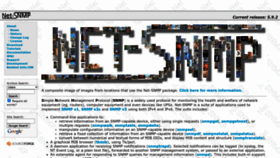 What Net-snmp.org website looked like in 2024 (1 year ago)