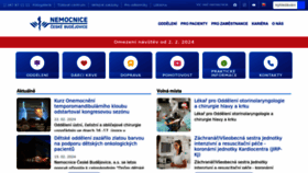 What Nemcb.cz website looks like in 2024 