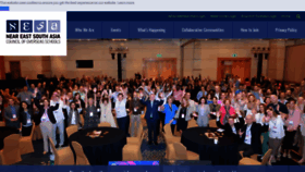 What Nesacenter.org website looked like in 2024 (1 year ago)