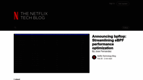 What Netflixtechblog.com website looks like in 2024 
