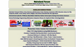 What Nairaland.com website looks like in 2024 