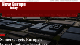 What Neweuropetoday.com website looks like in 2024 