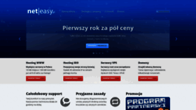 What Neteasy.pl website looked like in 2024 (1 year ago)
