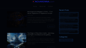 What Novareinna.com website looks like in 2024 