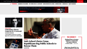 What Nationalreview.com website looks like in 2024 
