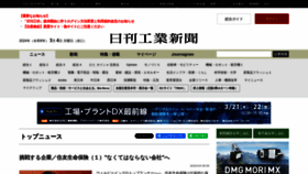 What Nikkan.co.jp website looked like in 2024 (2 years ago)