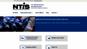What Ntis.gov website looks like in 2024 