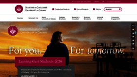 What Nuigalway.ie website looks like in 2024 