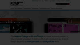 What Ncad.ie website looks like in 2024 