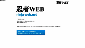 What Ninja-web.net website looks like in 2024 