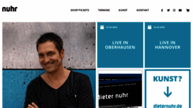 What Nuhr.de website looks like in 2024 