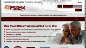 What Northwestpharmacy.com website looks like in 2024 