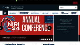 What Niri.org website looked like in 2024 (1 year ago)