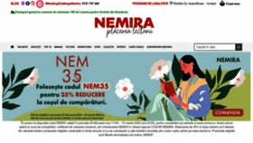 What Nemira.ro website looks like in 2024 