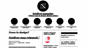 What Netdiver.net website looks like in 2024 