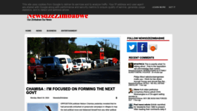 What Newsdzezimbabwe.co.uk website looks like in 2024 