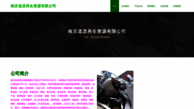 What Njdaoheng.cn website looks like in 2024 