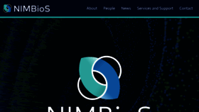 What Nimbios.org website looks like in 2024 