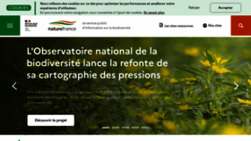 What Naturefrance.fr website looks like in 2024 