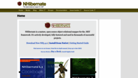 What Nhibernate.info website looked like in 2024 (1 year ago)