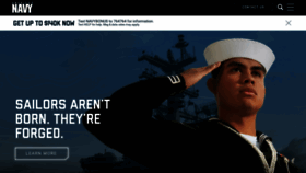 What Navy.com website looks like in 2024 