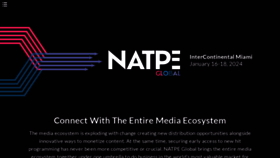 What Natpe.org website looked like in 2024 (2 years ago)