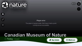 What Nature.ca website looks like in 2024 