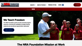 What Nrafoundation.org website looks like in 2024 