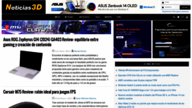 What Noticias3d.com website looks like in 2024 