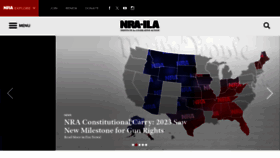 What Nraila.org website looks like in 2024 
