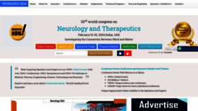 What Neurologyconference.com website looks like in 2024 