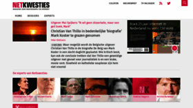 What Netkwesties.nl website looked like in 2024 (1 year ago)
