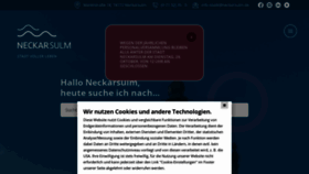What Neckarsulm.de website looks like in 2024 