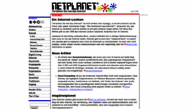 What Netplanet.org website looks like in 2024 