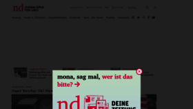 What Nd-aktuell.de website looks like in 2024 