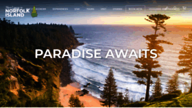 What Norfolkisland.com.au website looks like in 2024 