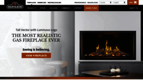 What Napoleonfireplaces.com website looked like in 2024 (1 year ago)