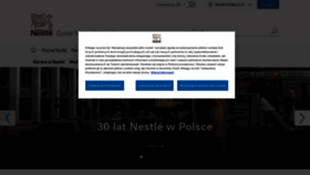 What Nestle.pl website looks like in 2024 