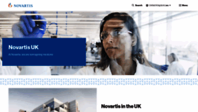 What Novartis.co.uk website looks like in 2024 