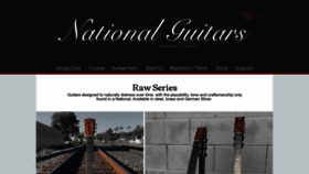 What Nationalguitars.com website looks like in 2024 