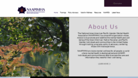 What Naapimha.org website looks like in 2024 