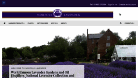 What Norfolk-lavender.co.uk website looks like in 2024 