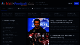 What Nfldraftscout.com website looks like in 2024 