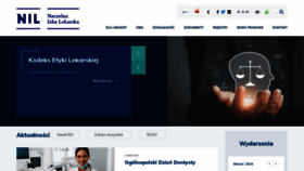 What Nil.org.pl website looks like in 2024 