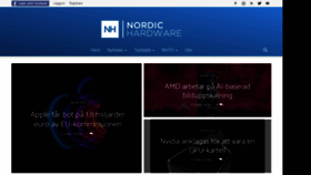 What Nordichardware.se website looks like in 2024 