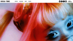 What Ninjatune.net website looked like in 2024 (2 years ago)