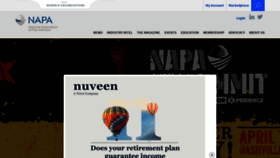 What Napa-net.org website looks like in 2024 