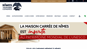 What Nimes-tourisme.com website looks like in 2024 