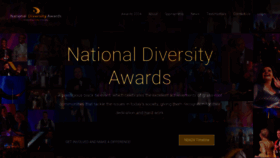 What Nationaldiversityawards.co.uk website looks like in 2024 