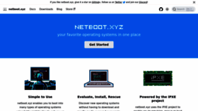 What Netboot.xyz website looks like in 2024 